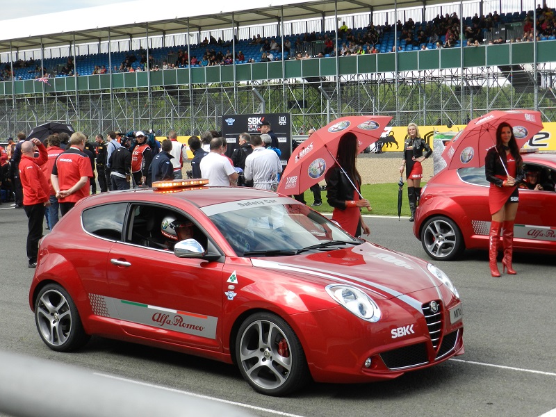 Autovaletdirect Franchisee Richard Wagstaff attends the World Superbike event at Silverstone August 2012 for Alfa Romeo 