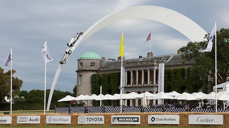Autovaletdirect franchisees look after vehicles at the Goodwood Festival of Speed 2014