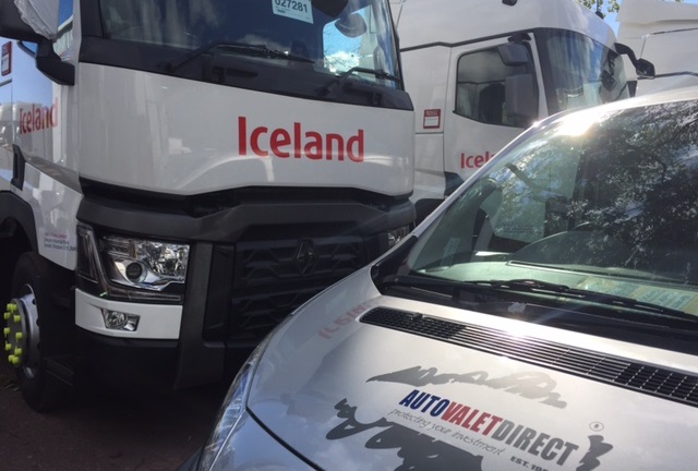 Autovaletdirect prepare and valet the new Iceland Foods truck fleet
