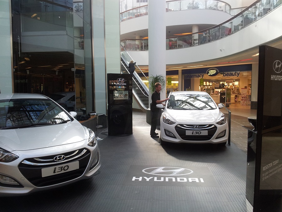 The Hyundai i30 Road Show attended by Shaun Kinsell at St Enoch Centre, Glasgow