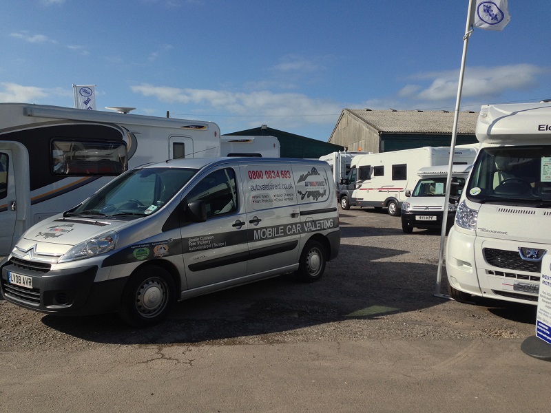 Autovaletdirect franchisees valet and prepare fifty motorhomes in three days