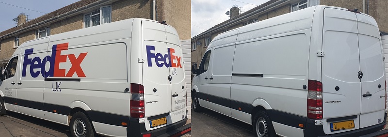 Vehicle graphics and sign writing removal in Leicestershire